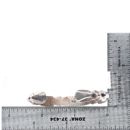 6" Alfred Martinez Navajo Sterling silver carinated cuff bracelet