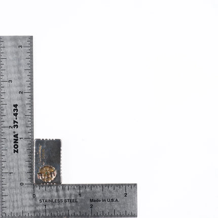 Lynol Yellowhorse Navajo sterling silver multi-stone intarsia inlay earrings