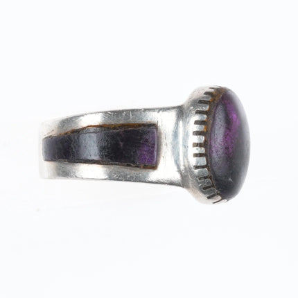 sz7 Vintage Native American sterling silver high grade Sugilite ring
