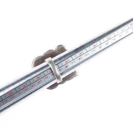 sz7 Chief Shatka Bear-Step sterling silver and turquoise ring ingot