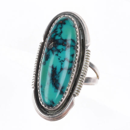 sz8.5 Alfred Martinez Navajo sterling silver turquoise ring