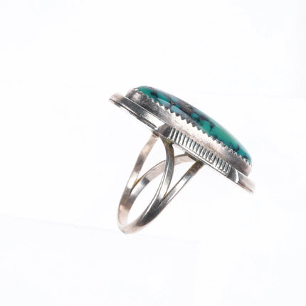 sz8.5 Alfred Martinez Navajo sterling silver turquoise ring