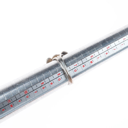 sz7.75 Vintage Navajo  high grade Royston turquoise sterling silver ring