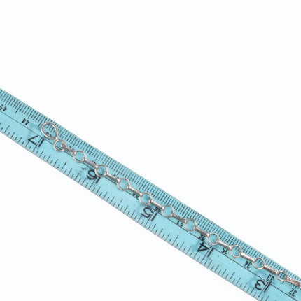 Nusie Henry Belon Navajo Modernist sterling silver turquoise necklace/earrings