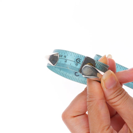 6" Ken Peshlakai Navajo sterling silver carinated cuff bracelet