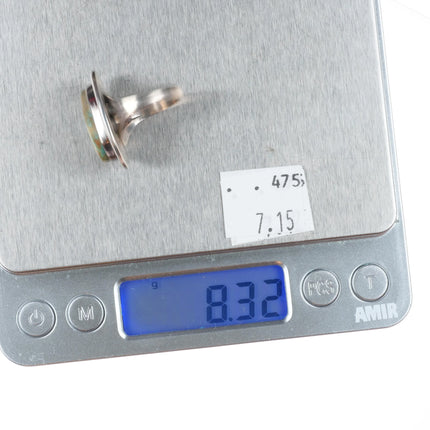 sz6.5 Mike Begay Navajo sterling silver boulder turquoise ring size 6.5