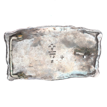 Chief Shatka Bear-Step Appaloosa Horse Club Champion belt buckle sterling silver