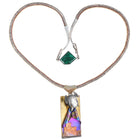 Howard Sice Hopi/Laguna Sterling silver/mixed metal copper pendant/necklace