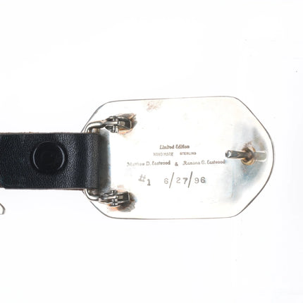 Matthew & Ramona Eastwood New Mexico Sterling silver Hummingbird concho belt