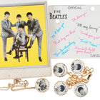 c1964 Beatles Charm bracelet/necklace pendant gold tone jewelry lot