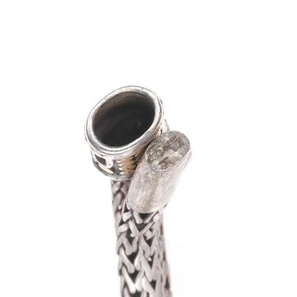 8" John Hardy sterling silver 18k gold two-tone wheat chain bracelet