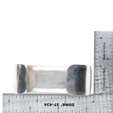 6.6" Bennett Kagenveama Hopi 14k gold/Sterling silver Kokopelli cuff bracelet