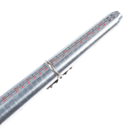 sz4-7 Vintage 40's-50's Zuni/Navajo sterling silver petit point/dishta rings lot