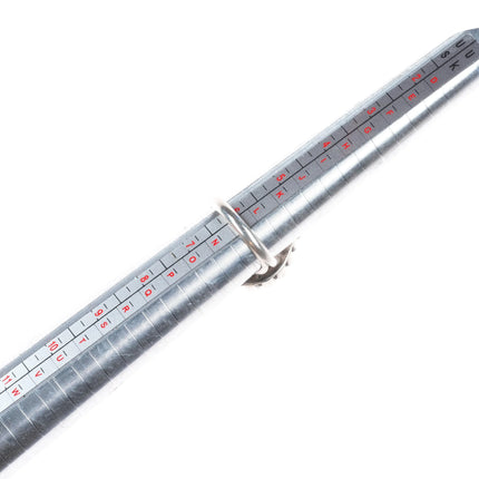 sz4-7 Vintage 40's-50's Zuni/Navajo sterling silver petit point/dishta rings lot