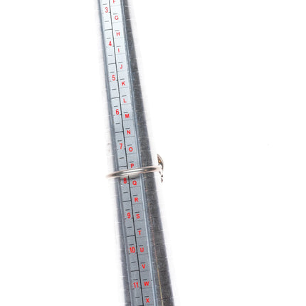 sz2.5-8 Navajo/Zuni/Southwestern sterling silver turquoise/onyx/shell rings lot