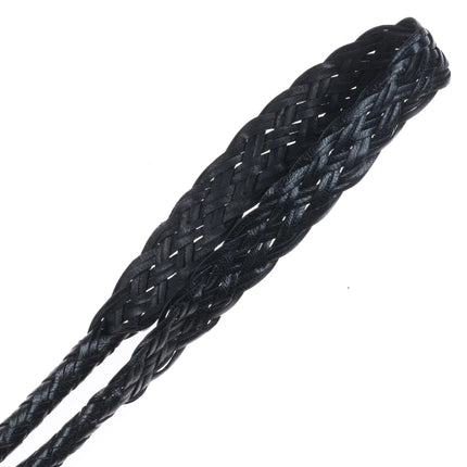 Andrew Redhorse Alvarez spiderweb Bisbee turquoise sterling silver bolo tie