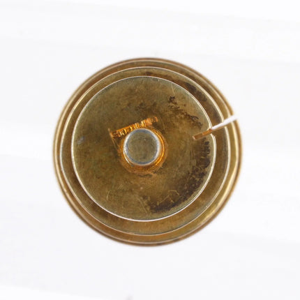 Antique Gilt Sterling silver Guilloche blue egg form sewing kit/thimble/spool