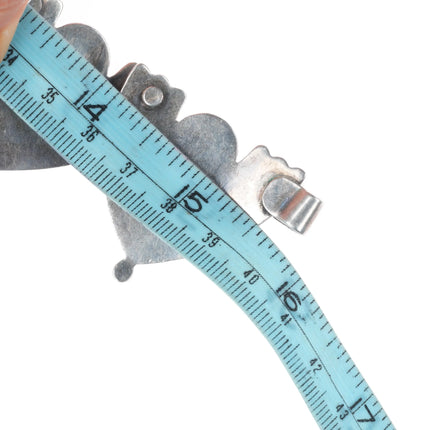 15.75" c1950's Los Castillo 481 sterling silver modernist Mexican necklace