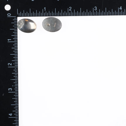 Vintage Southwestern Sterling silver Malachite, Denim Lapis, etc earring lot