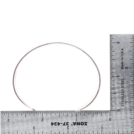 7" Vintage WDF Haida sterling silver Sun Eagle Wolf cuff bracelet hand carved