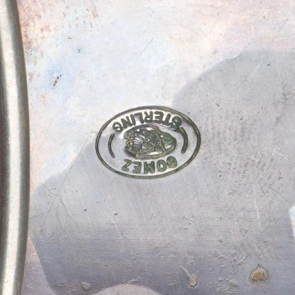 Vintage Sterling silver turquoise nugget southwestern belt buckle Gomez