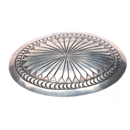 Lorencita Garcia Santo Domingo sterling silver belt buckle concho style