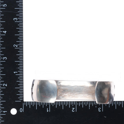 7.75" Anderson Koinva Hopi Overlay Trickling Water cuff bracelet sterling silver