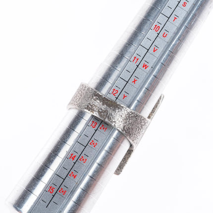 sz12.75 Large Tufa Cast Harold Lovato - Kewa turquoise/Variscite/coral ring