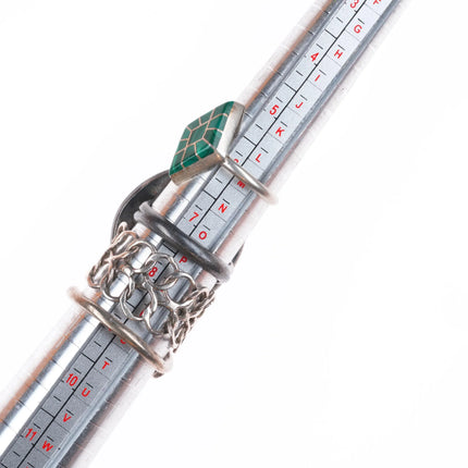 sz5-sz9 Vintage lot 18 Navajo/Zuni/Southwestern sterling silver turquoise rings