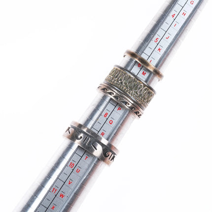 sz4-sz9 Vintage lot 17 Navajo/Zuni/Southwestern sterling silver turquoise rings