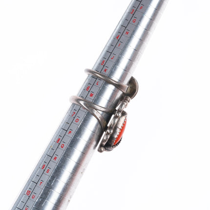 sz4-sz9 Vintage lot 17 Navajo/Zuni/Southwestern sterling silver turquoise rings