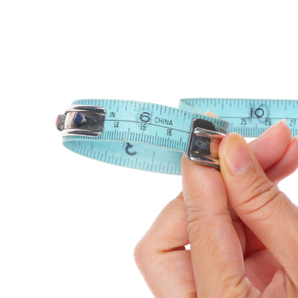 6.5" Vintage southwestern sterling silver multistone channel inlay cuff bracelet