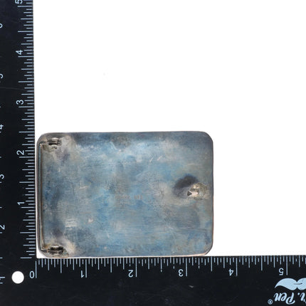 vintage Carol Kee Navajo sterling silver Mickey Mouse inlay belt buckle zunitoon