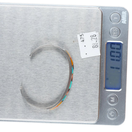 6" Valentino/ Matilda Banteah Zuni sterling silver cobblestone cuff bracelet