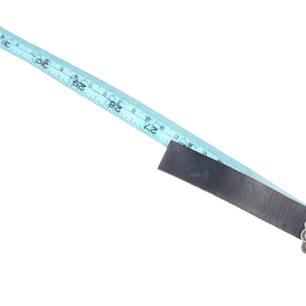 Vintage Navajo sterling silver concho hatband for cowboy hat on leather belt m