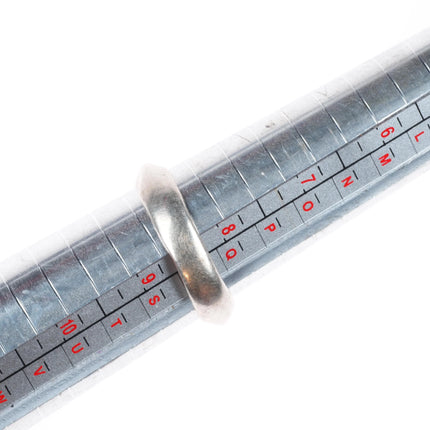 sz8.5 Janice Paloma Zuni Vintage sterling silver green turquoise row ring