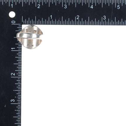 sz13 Cecil Lee Navajo sterling silver opal hummingbird inlay men's ring