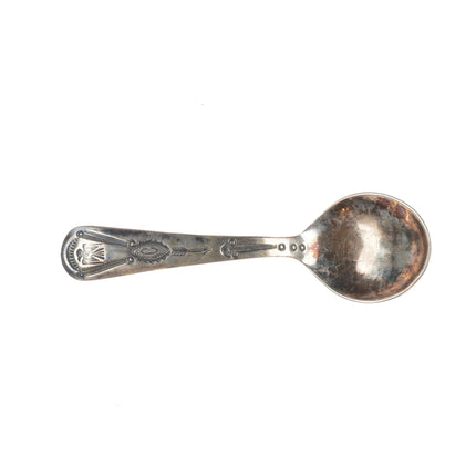 Vintage Navajo sterling silver baby/condiment spoon