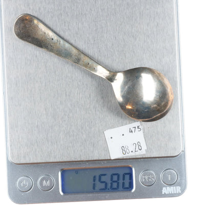 Vintage Navajo sterling silver baby/condiment spoon