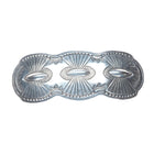 Vintage Navajo sterling silver hand stamped barrette/hair clip