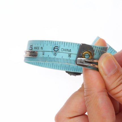 6.5" Trudy Quetawki Zuni sterling silver petit point turquoise cuff bracelet