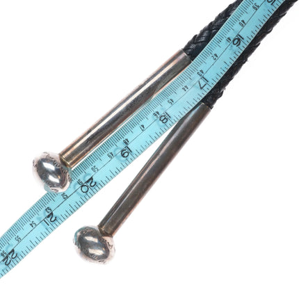 Andrew Redhorse Alvarez spiderweb Bisbee turquoise sterling silver bolo tie