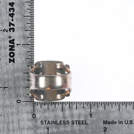 sz7 Jack Whittaker Navajo sterling silver denim lapis revival ring