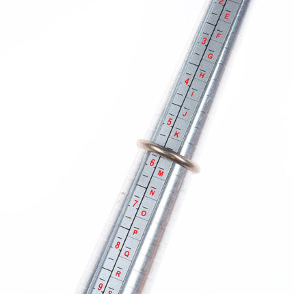 sz5.75 Vintage Zuni sterling silver 3 stone flush inlay turquoise ring