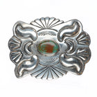 Marco Begaye Navajo sterling silver high grade waterweb kingman belt buckle