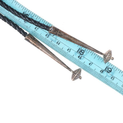 Big Vintage Sterling silver Chrysocolla southwestern/Native American bolo tie