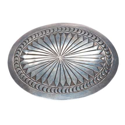 Lorencita Garcia Santo Domingo sterling silver belt buckle concho style