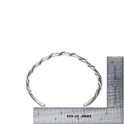 8.25" Huge Chinese 999 silver cuff bracelet