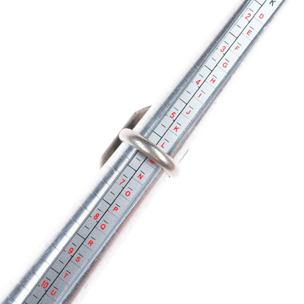 sz6 vintage Navajo or Hopi Overlay ring with turquoise sterling silver