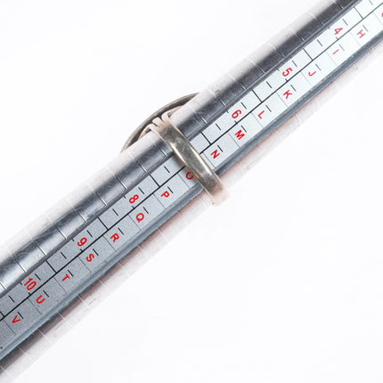 sz7 Garden of the Gods- Native American Navajo sterling silver turquoise ring